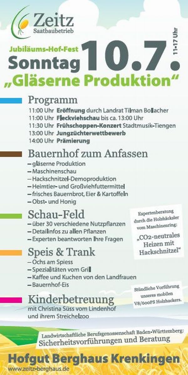 Glässerne Produktion 2011